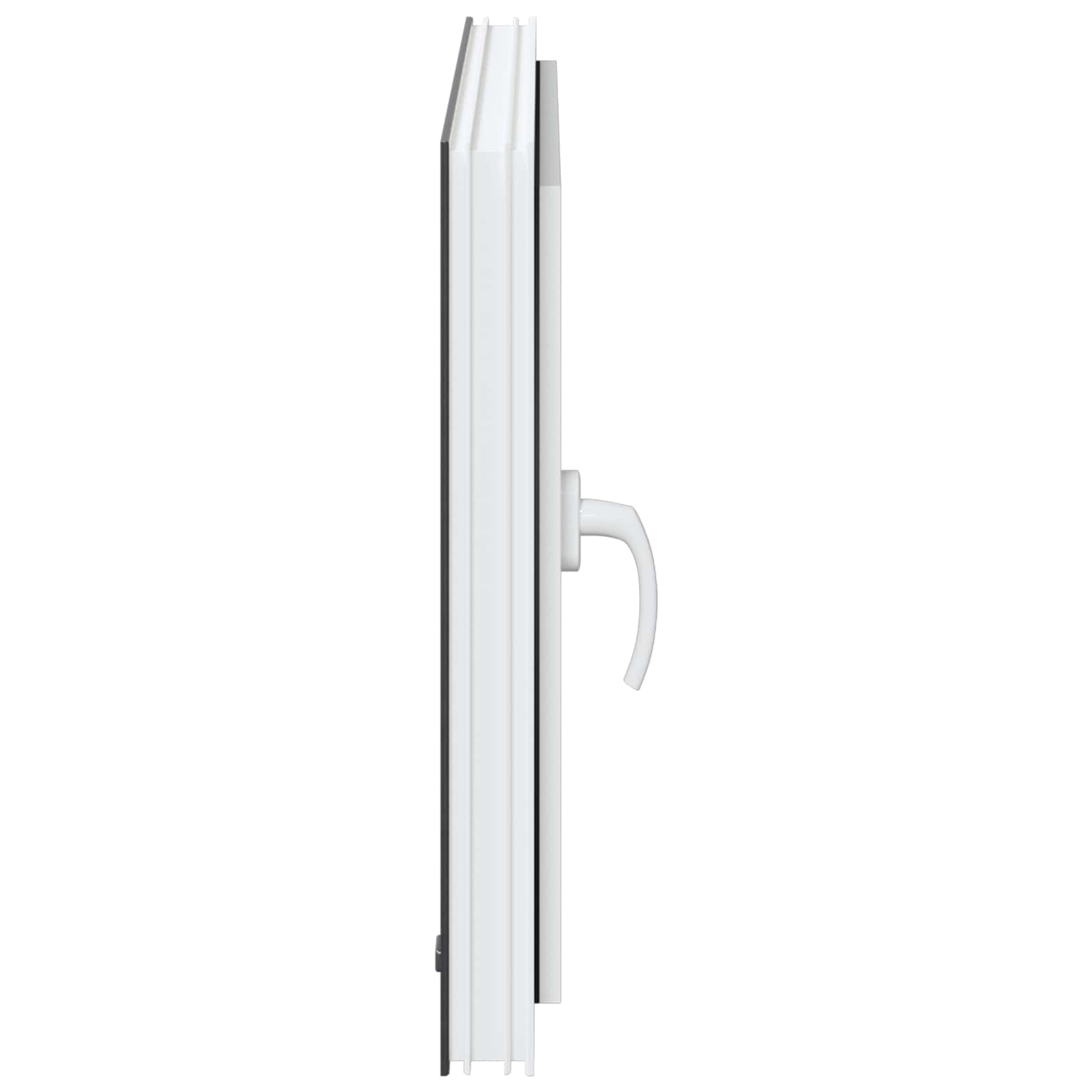 Kellerfenster RISOR 50 x 50 cm PVC und Glas Weiß