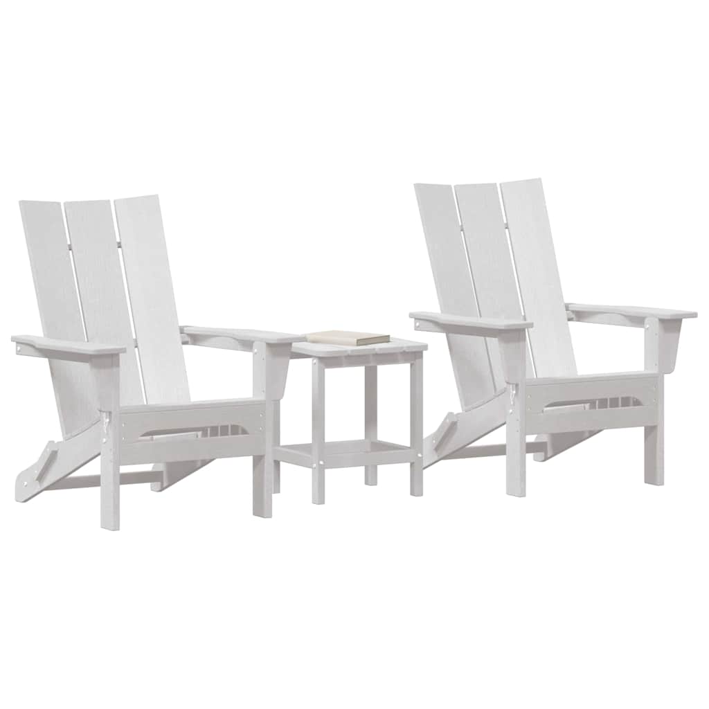 Gartenstuhl 2 pcs Weiß 80,5 x 74,5 x 92 cm Polyethylen