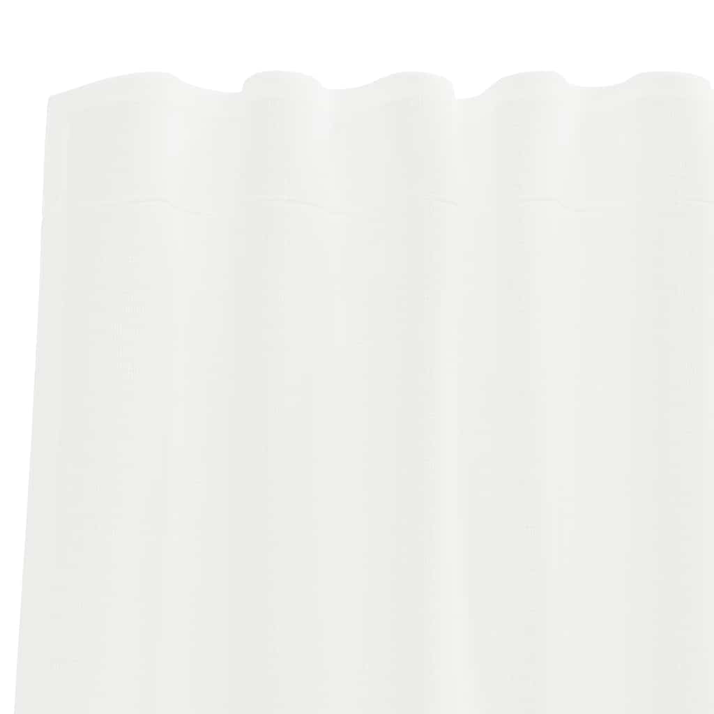Voile Vorhänge mit Ösen 2 Stk. Apfelgrün 140x140 cm