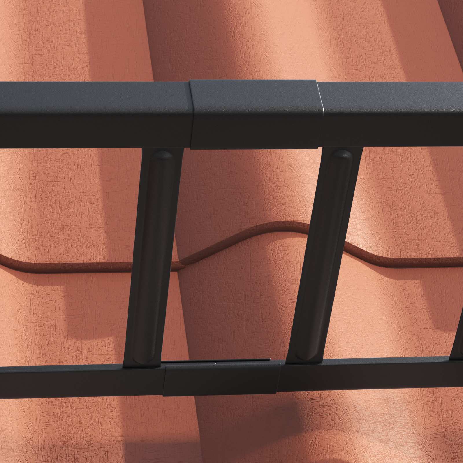 Dachschneeschild Anthrazit 100 x 2,5 x 20 cm Stahl
