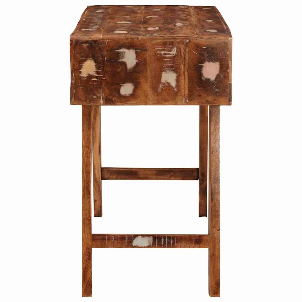 Schminktisch mit Spiegel Braun 90 x 76 x 45 cm Massivholz Mango