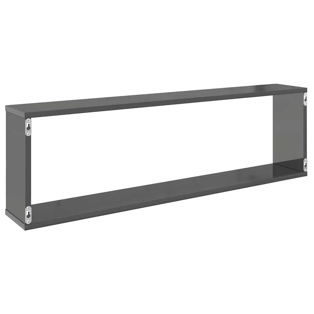 Würfelregale 2 Stk. Weiß 30x15x30 cm