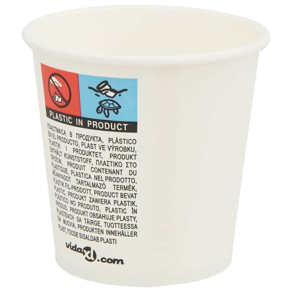 Pappbecher mit Deckeln 1000 Stk. 12oz 300ml