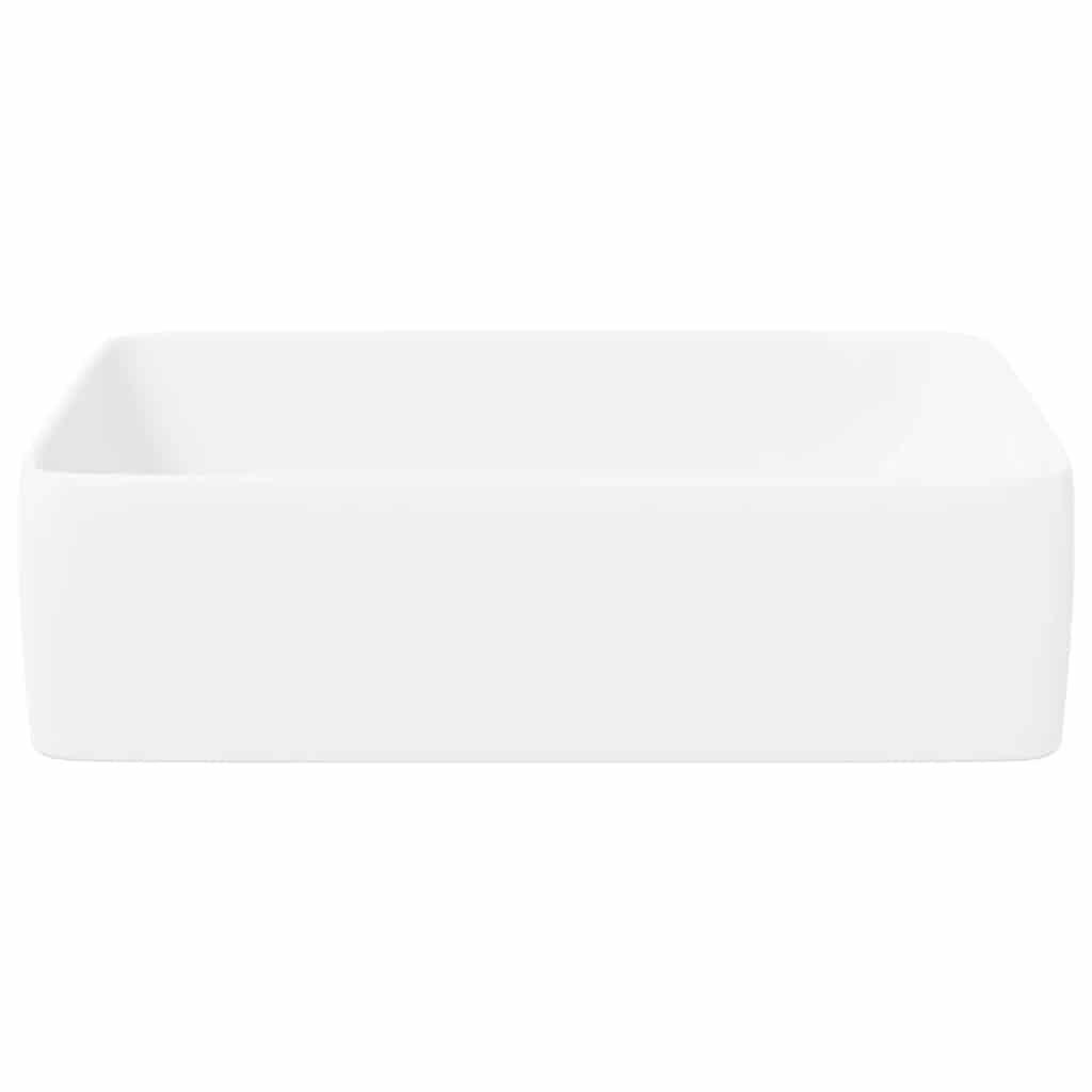 Waschbecken 40 x 30 x 13 cm Keramik Weiß