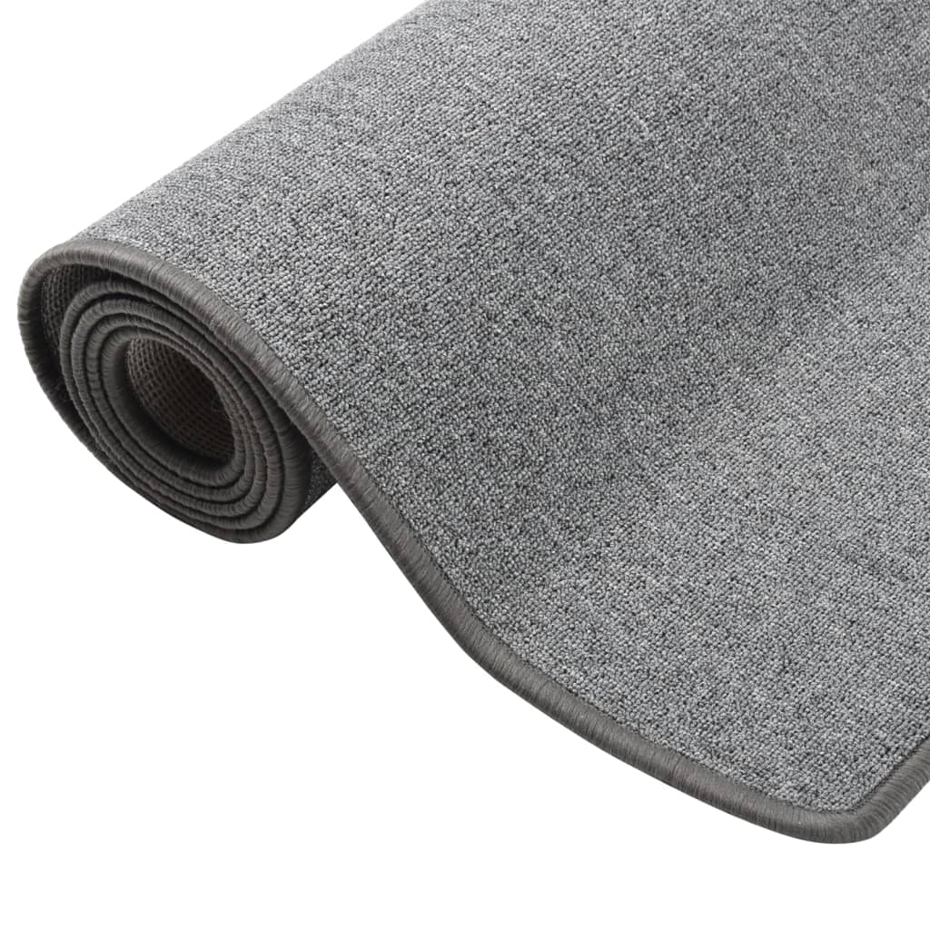 Teppichläufer Anthrazit 80 x 500 cm 100% Polypropylen