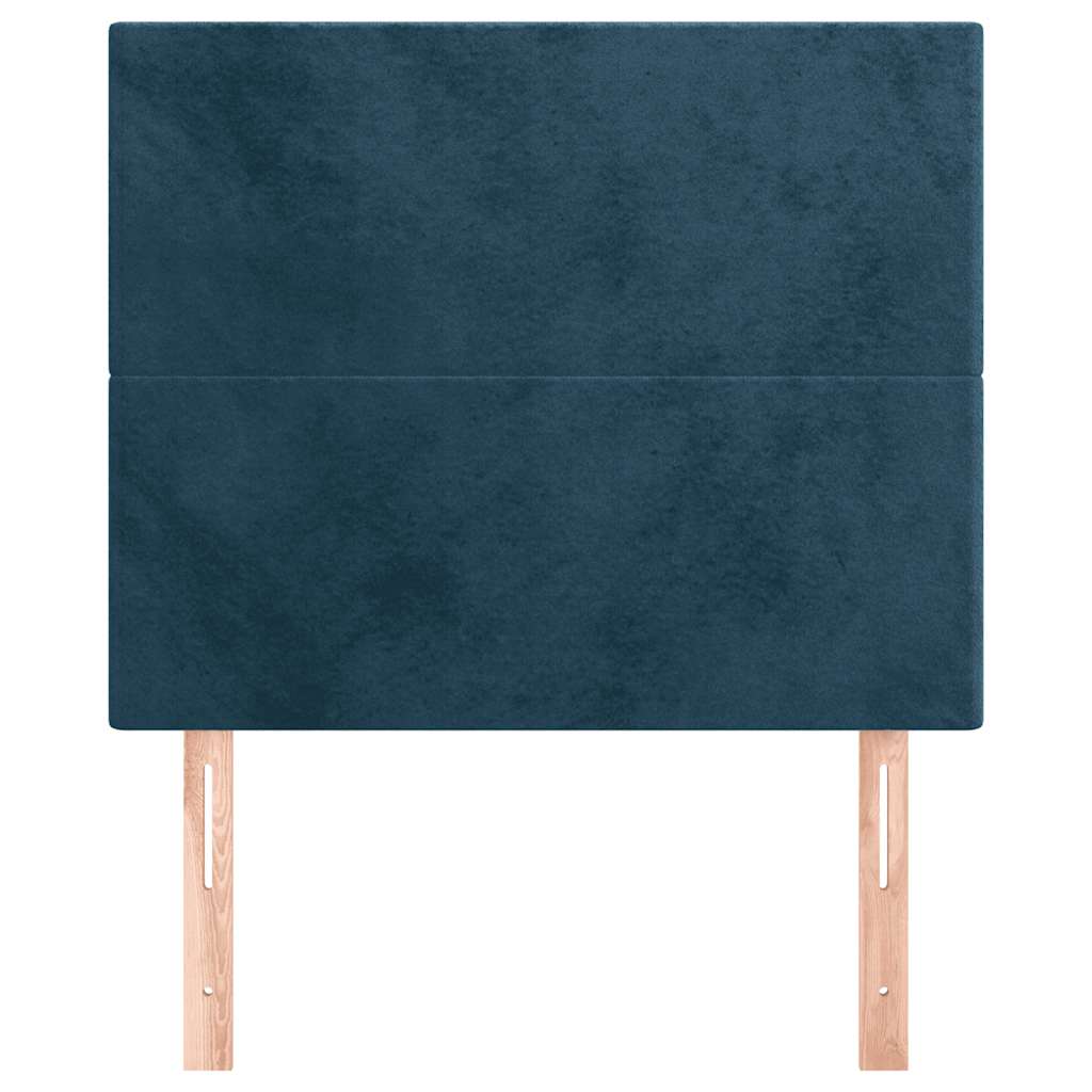 Kopfteil Hellgrau 80x5x118/128 cm Samt