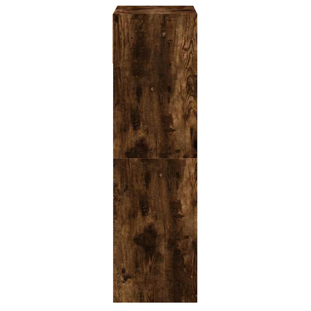 Schuhschrank mit 2 Klappen Weiß 80x34x116 cm