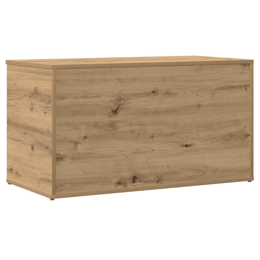 Aufbewahrungstruhe Weiß 84x42x46 cm Holzwerkstoff
