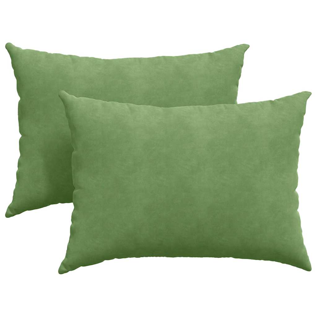 Sofakissen 2 Stück Blau 50 x 30 cm Cordstoff