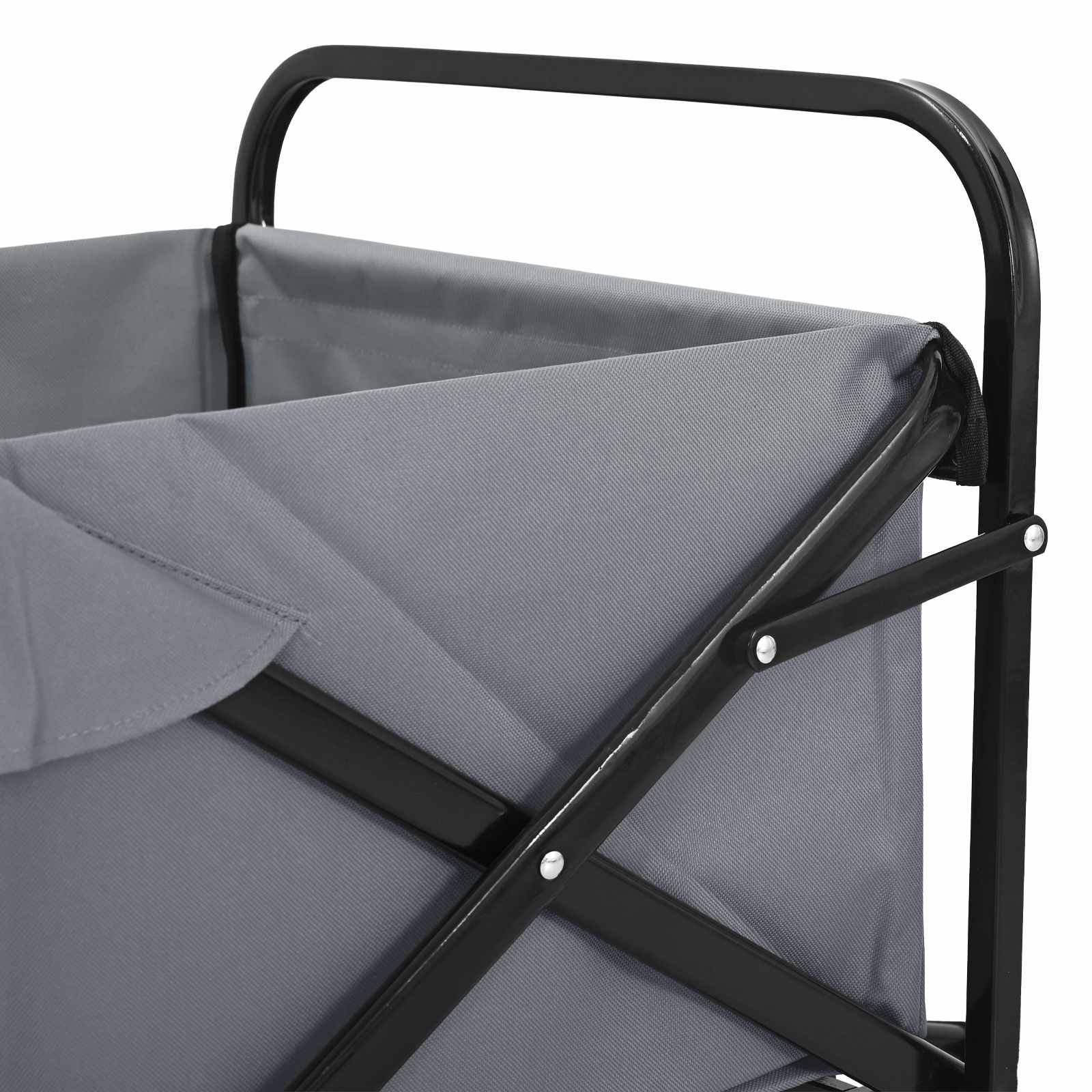 Faltwagen Blau 89 x 63 x 96 cm Stahl und Polyester-Oxford