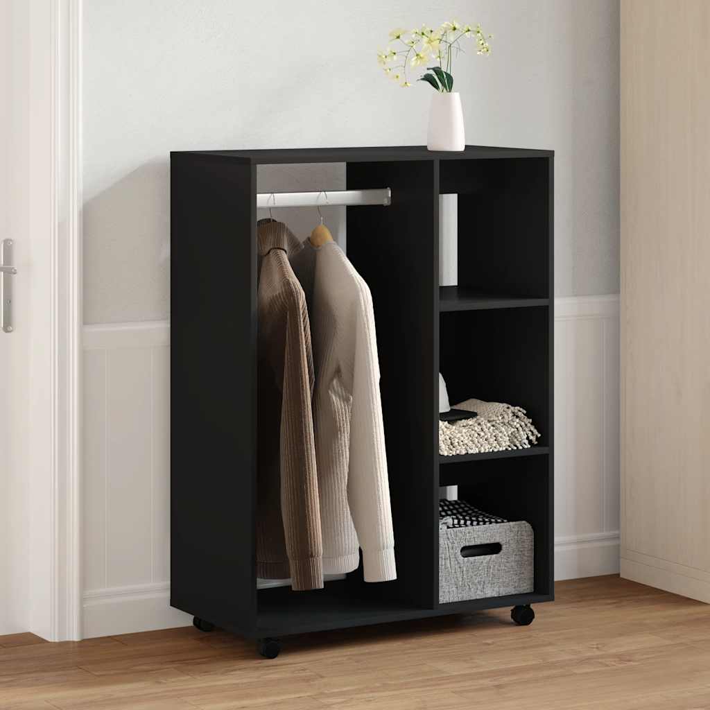 Kleiderschrank Weiß 80x40x110 cm Holzwerkstoff