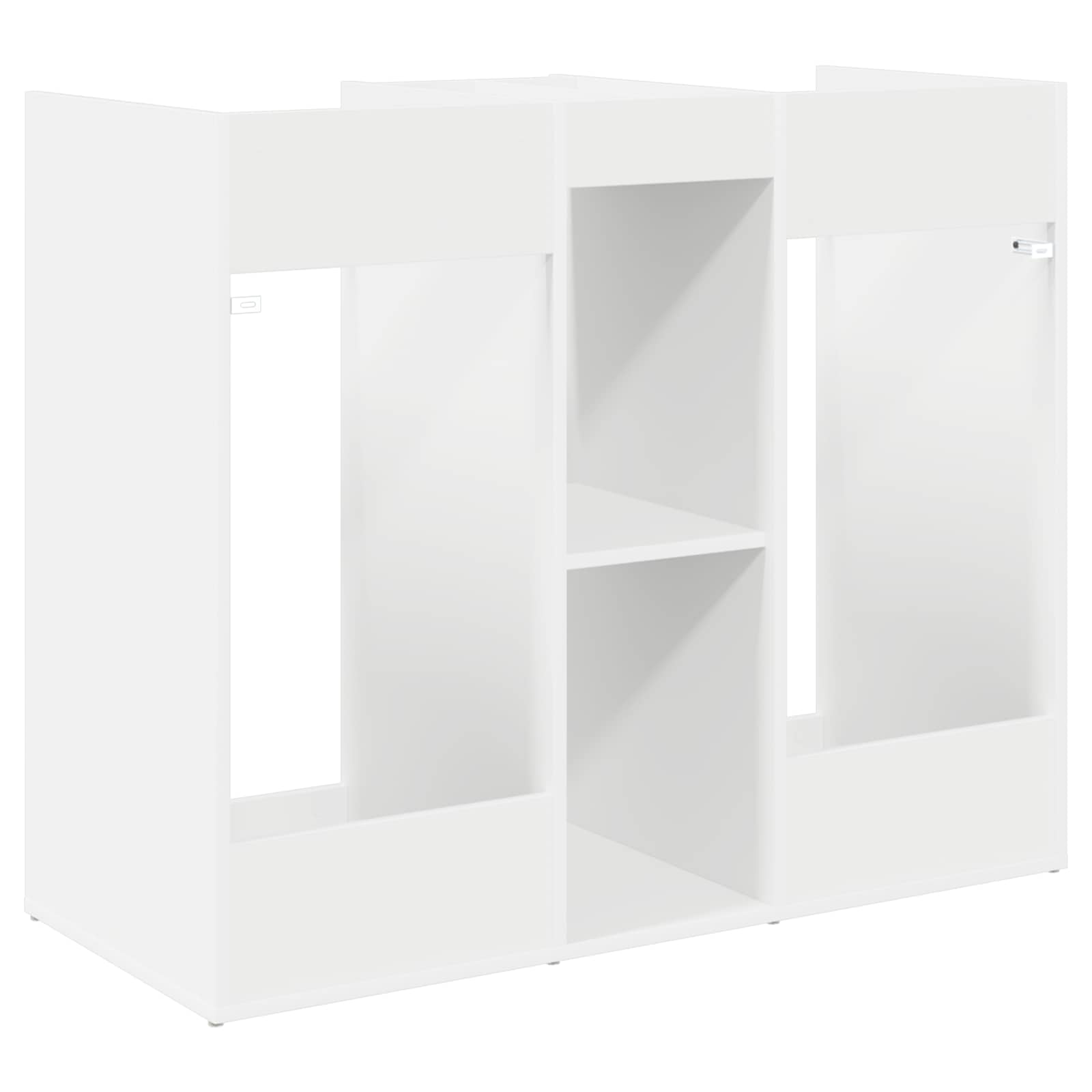 Golf Schrank Mit Rad Uni Weiß 65 x 45 x 98 cm