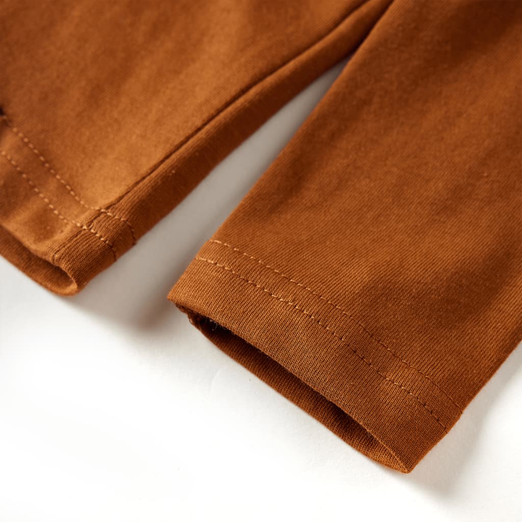 Kinder-Langarmshirt Dunkelgrün 92