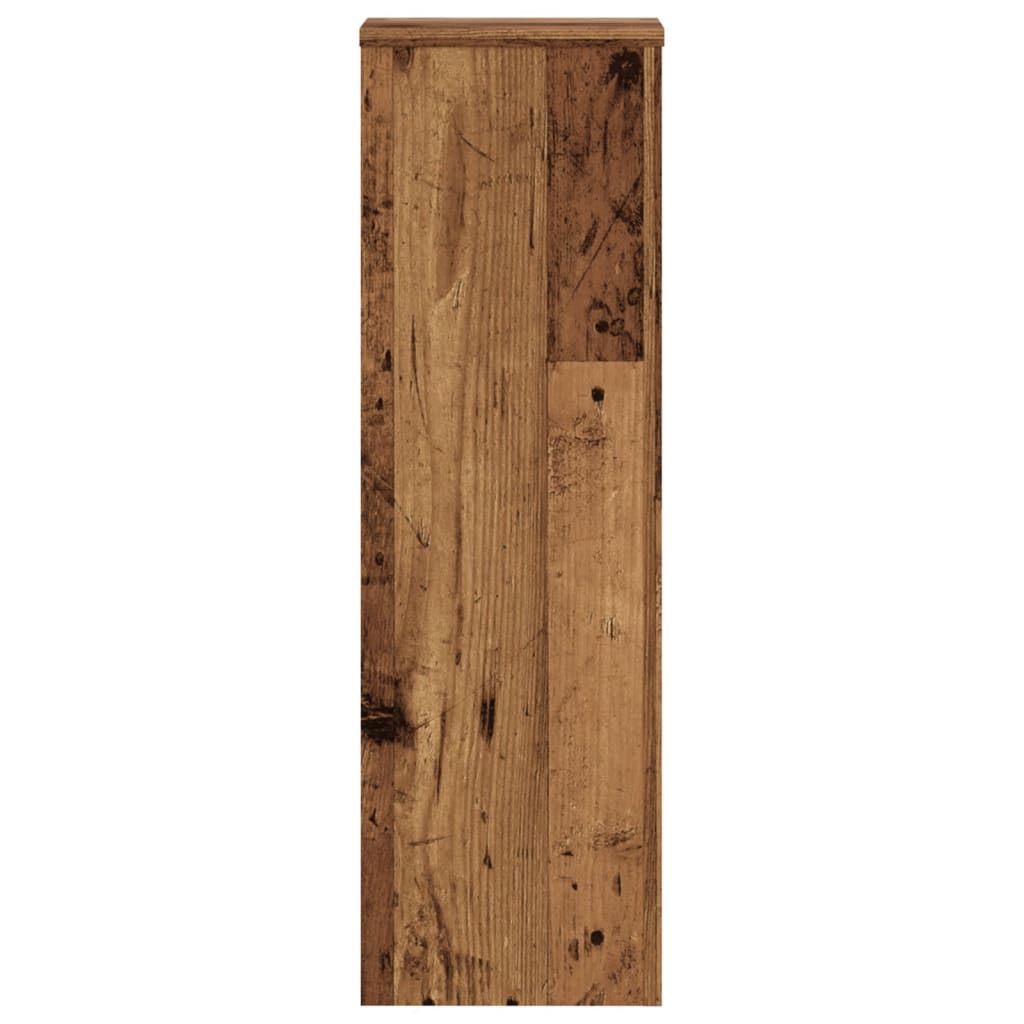 Pflanzenständer 2 Stk. Weiß 33x33x100 cm Holzwerkstoff