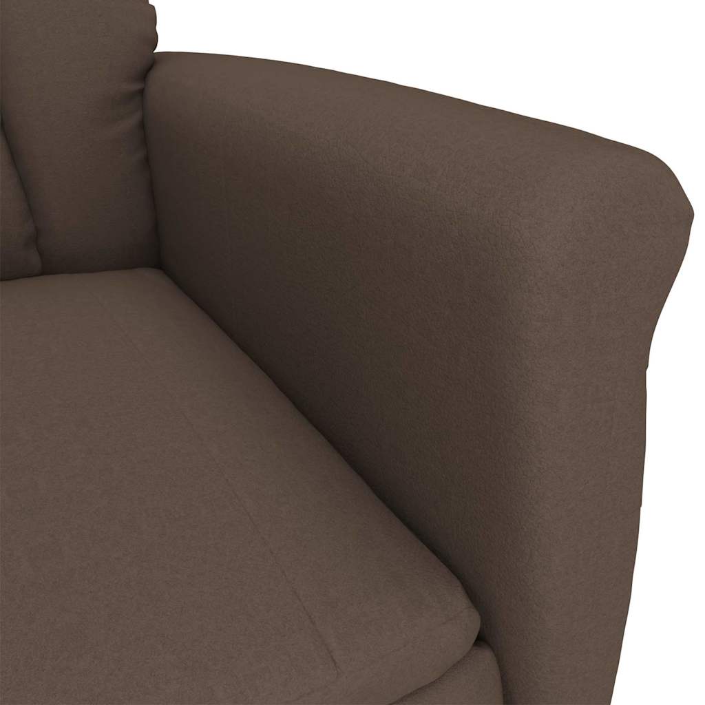 Massagesessel Braun 96,5 x 70,5 x 95 cm Mikrofaser