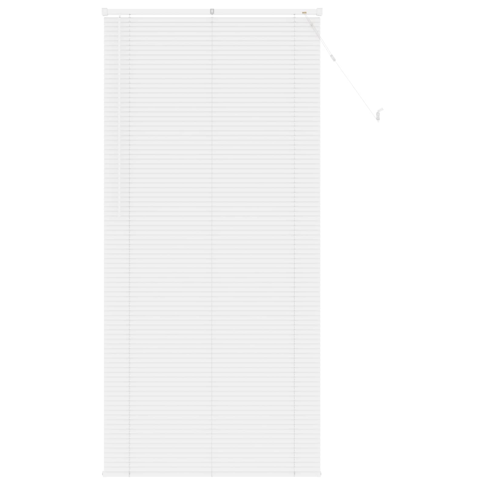 Jalousie Silber Grau 150 x 40 cm 25 mm PVC