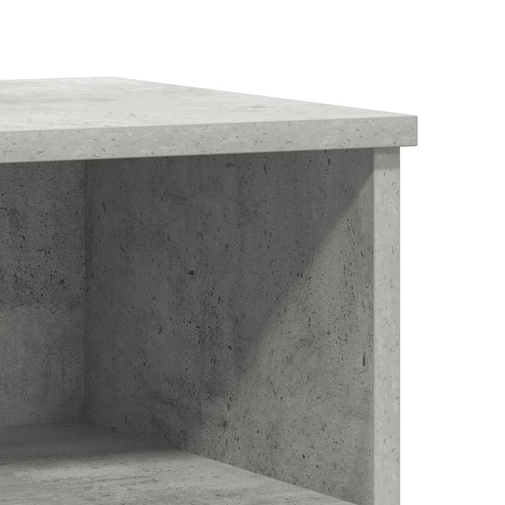 Bettschrank Schwarz Eichen-Optik 40 x 35 x 50 cm Holzwerkstoff