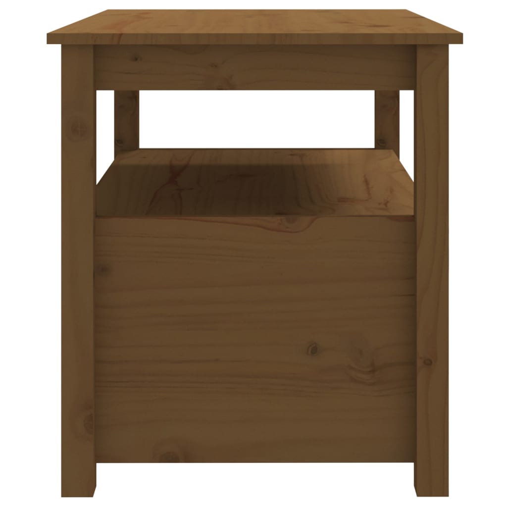 Couchtisch 71x49x55 cm Massivholz Kiefer