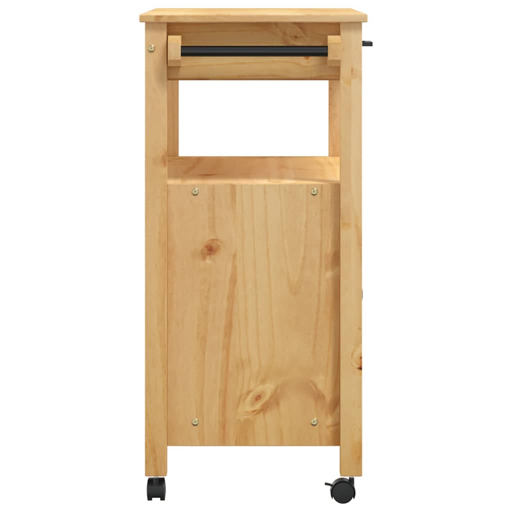 Küchenwagen MONZA 60x40x88,5 cm Massivholz Kiefer