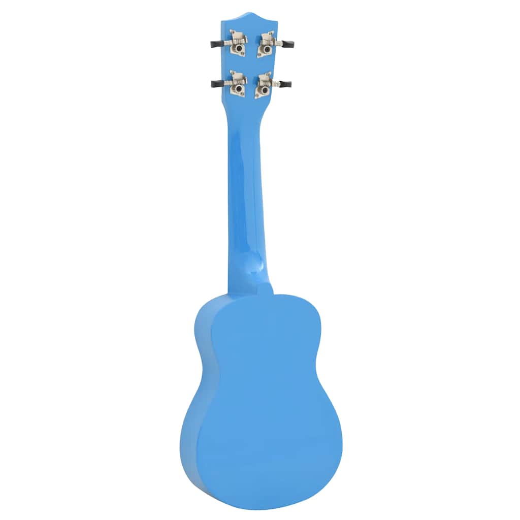 Sopran Ukulele Set für Kinder mit Tasche Dunkles Holz 21