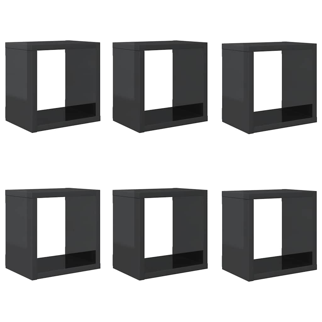 Würfelregale 2 Stk. Weiß 30x15x30 cm