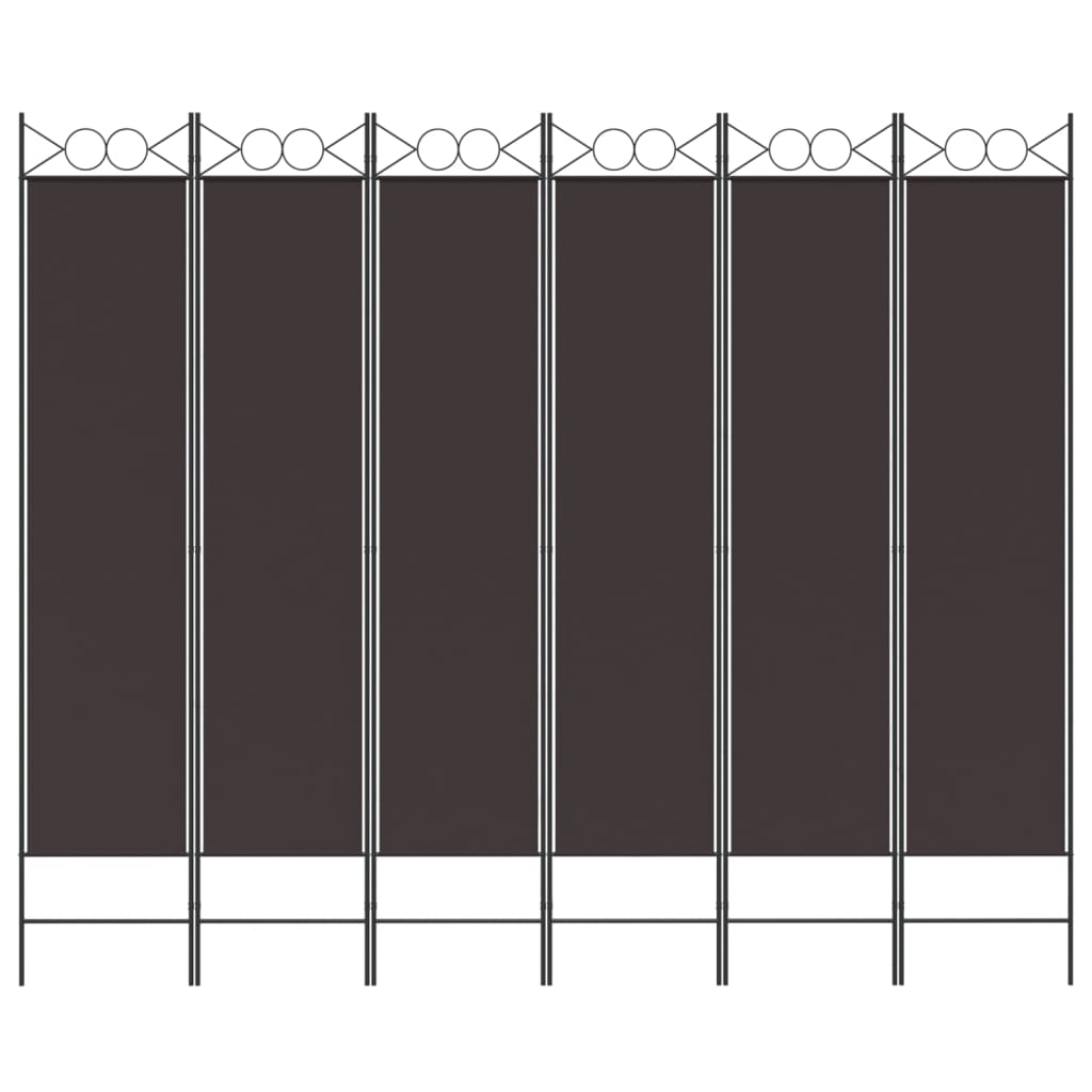 3-teiliger Raumteiler Beige 120 x 200 cm Stoff
