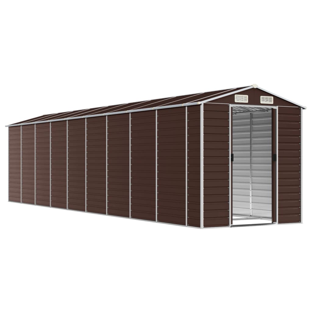 Gerätehaus Grün 191x130x198 cm Verzinkter Stahl