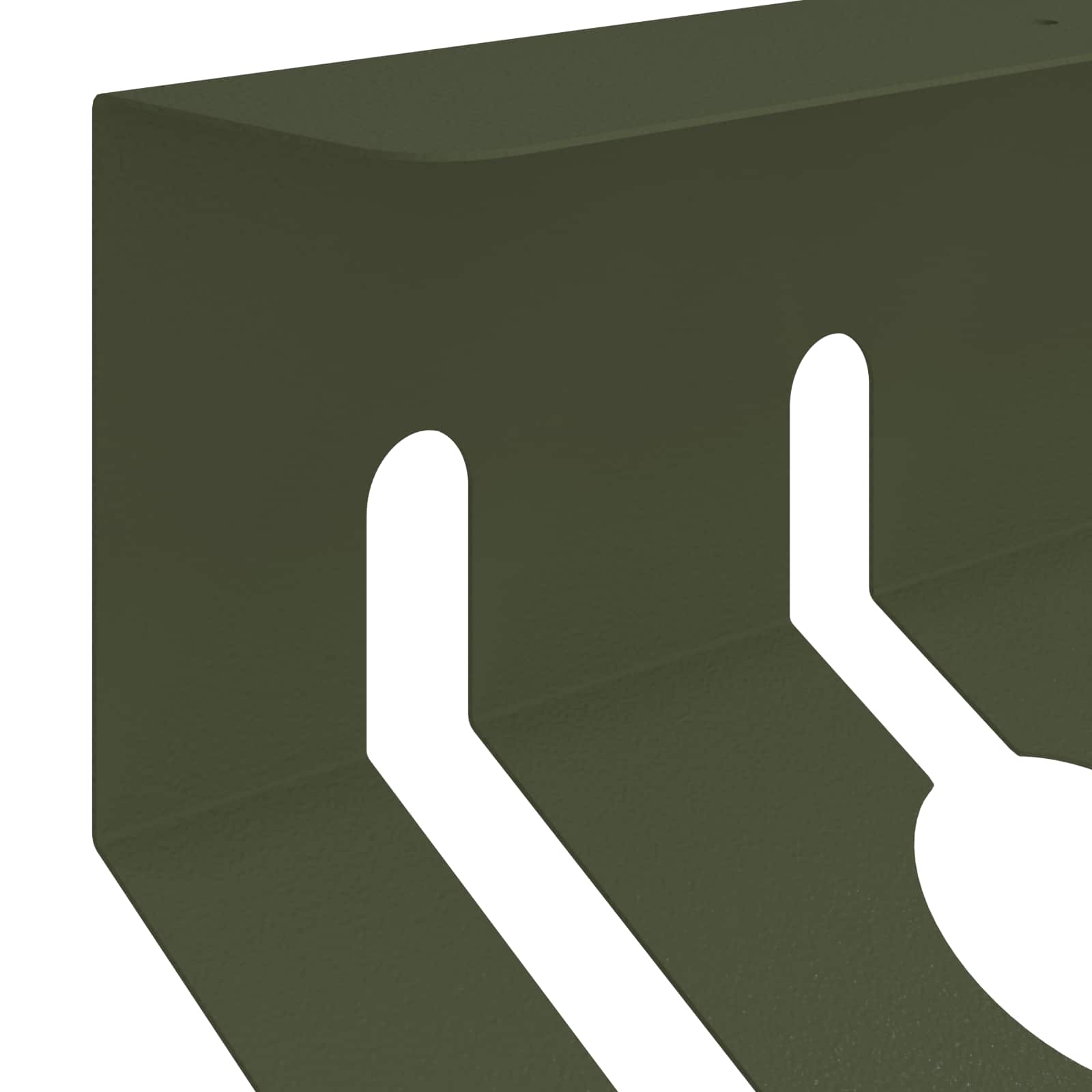 Unter dem Schreibtisch Kabelmanagement Tray 2 Stk. Anthrazit