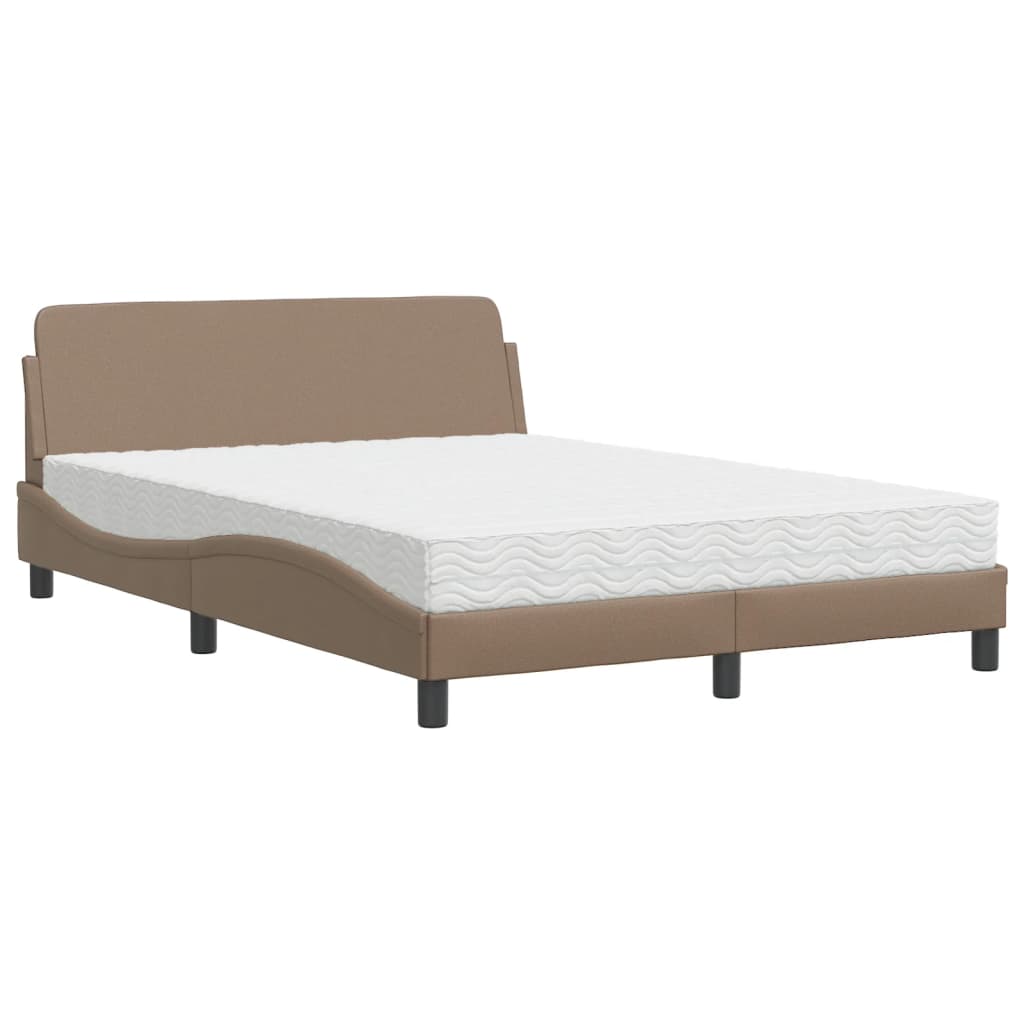 Bett mit Matratze "Dover" Schwarz 80x200 cm Kunstleder