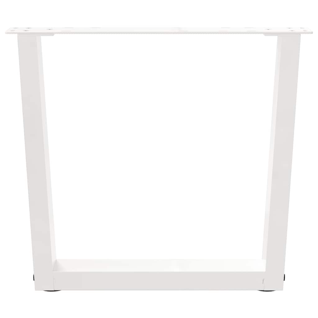 Couchtischbeine V-Form 2 Stück Schwarz 30x(30-31,3) cm Stahl