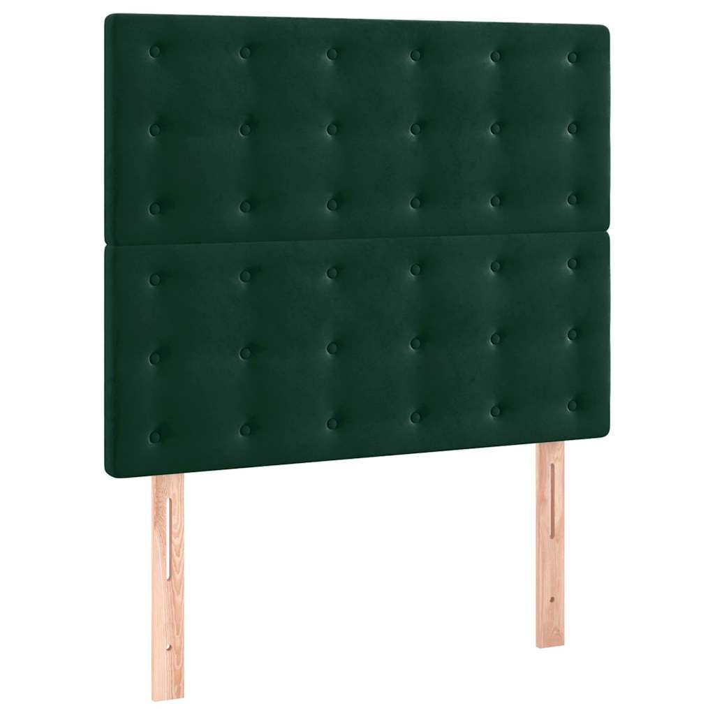 Kopfteil Hellgrau 80x5x118/128 cm Samt