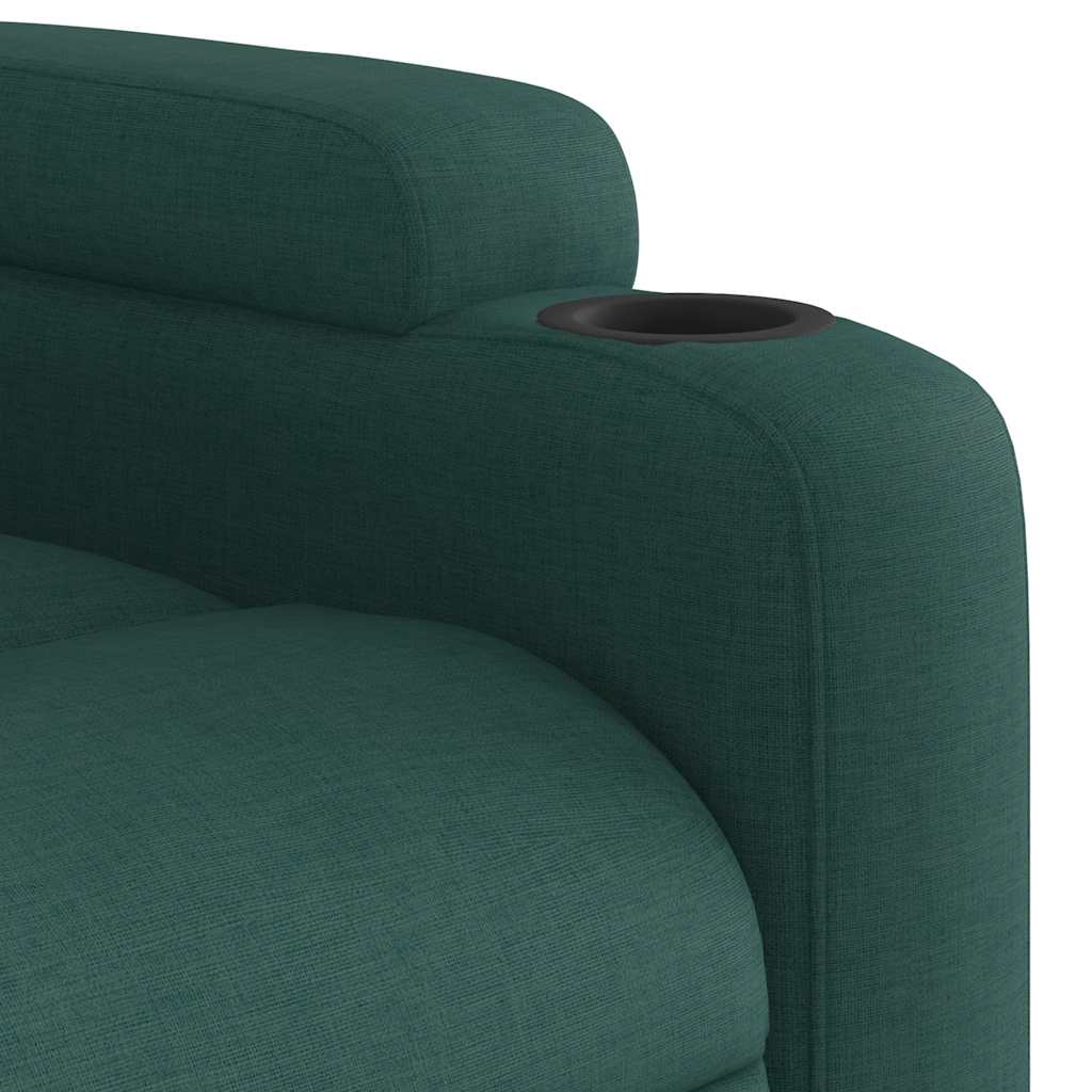 Relaxsessel Elektrisch Dunkelgrau Stoff