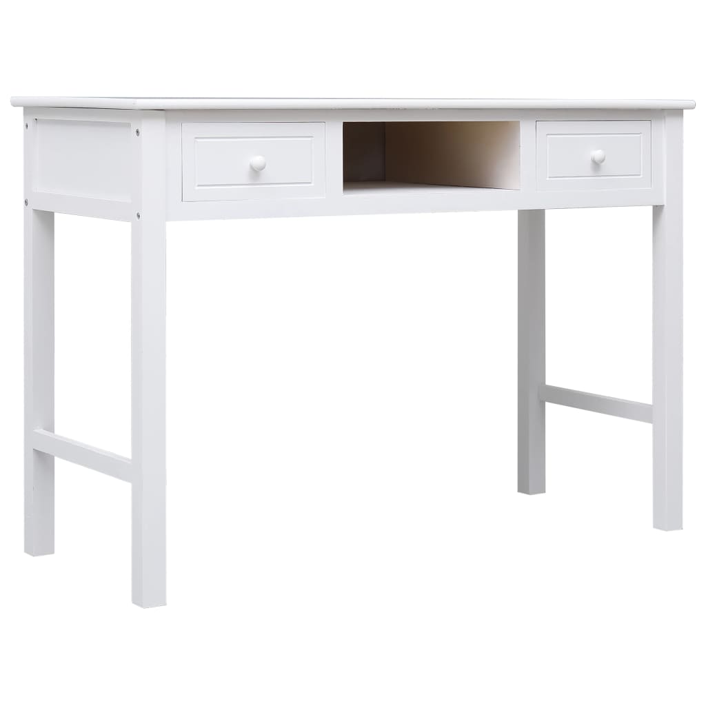 Schreibtisch Grau 110×45×76 cm Holz