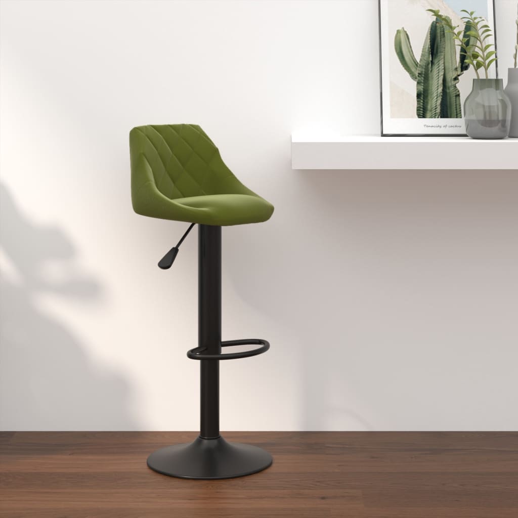 Barhocker Creme Samt