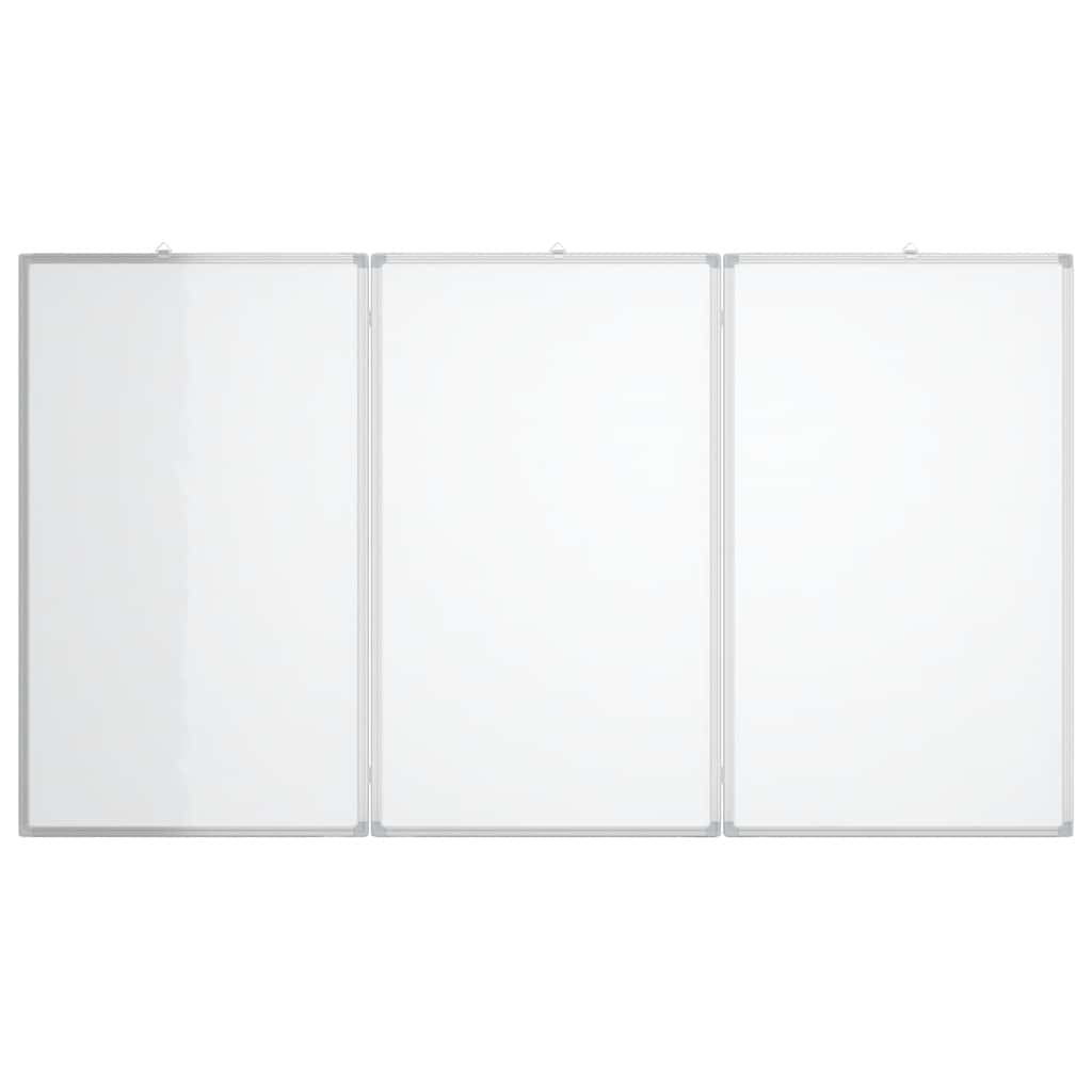 Magnetisches Whiteboard Klappbar 120x80x1,7 cm Aluminium