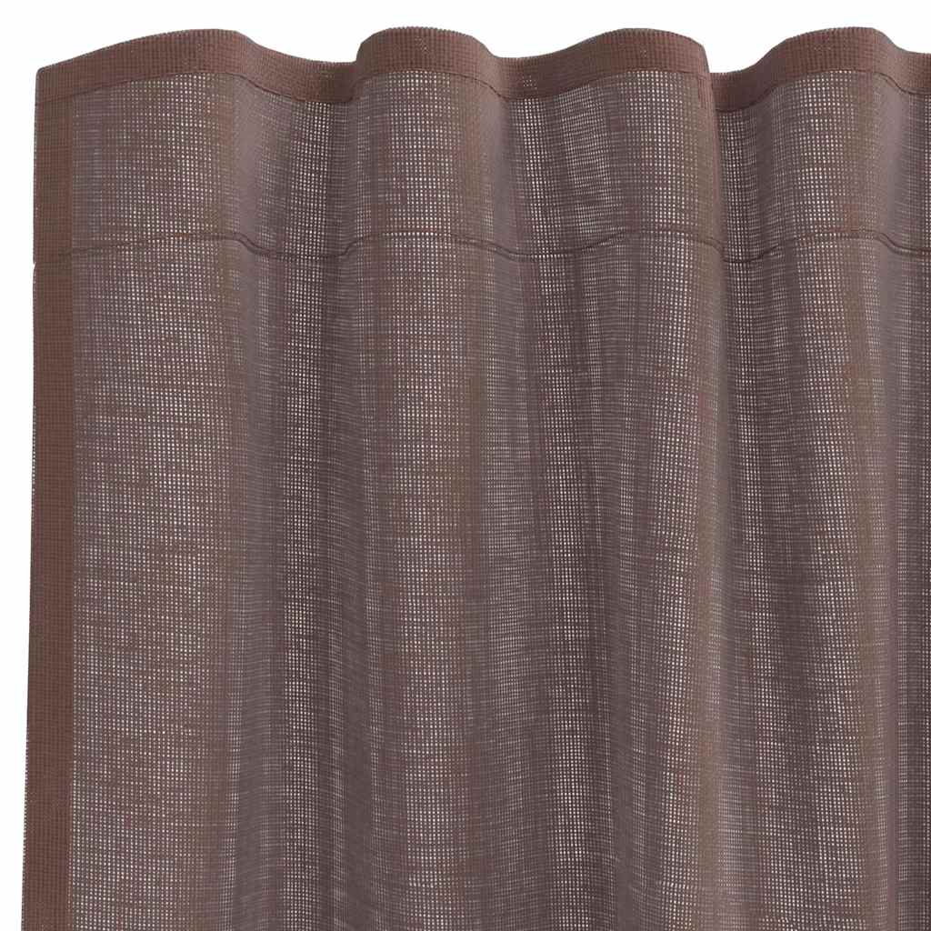 Voile Vorhänge mit Ösen 2 Stk. Apfelgrün 140x140 cm