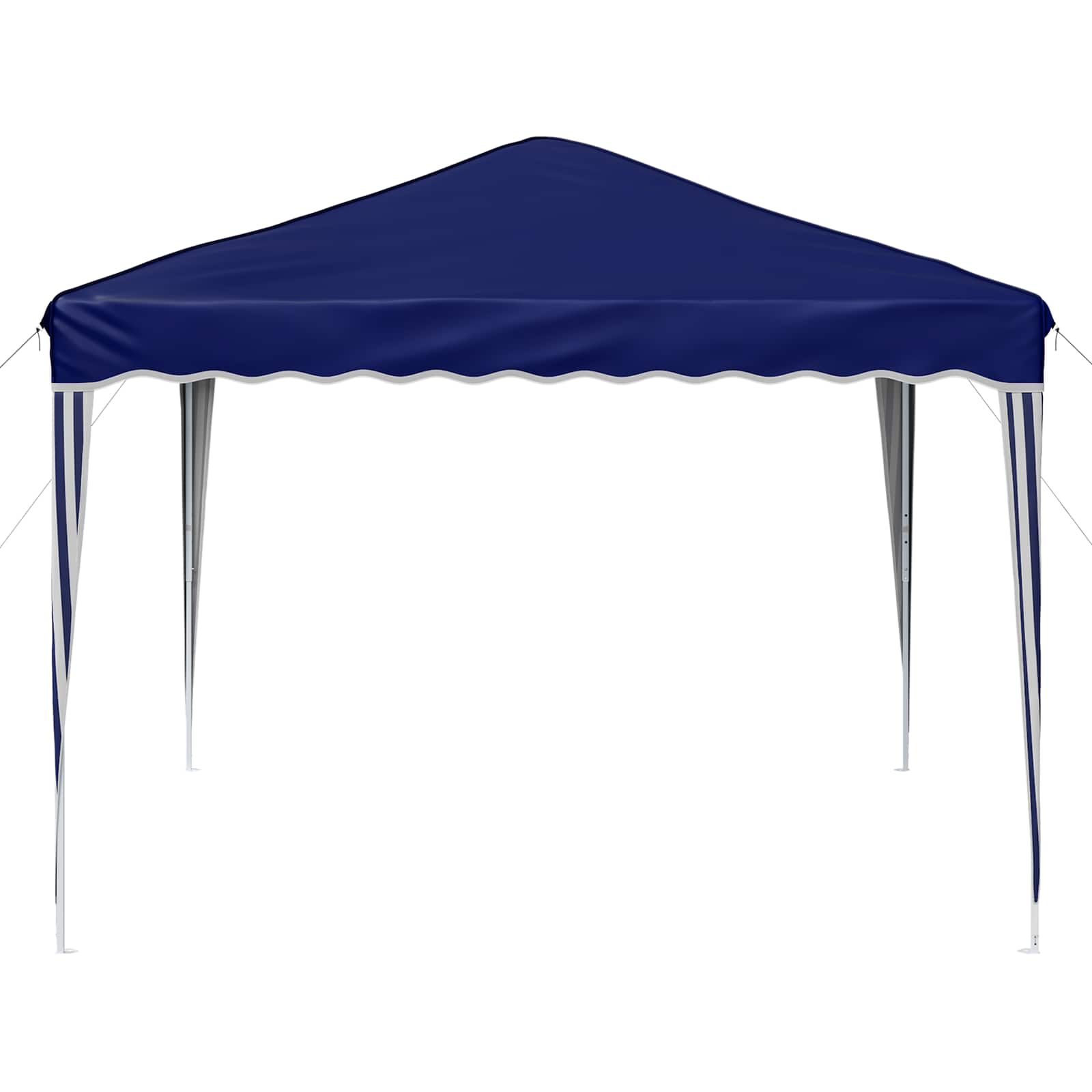 Pop-up Partyzelt 288 x 288 x 245 cm Creme Oxford-Stoff