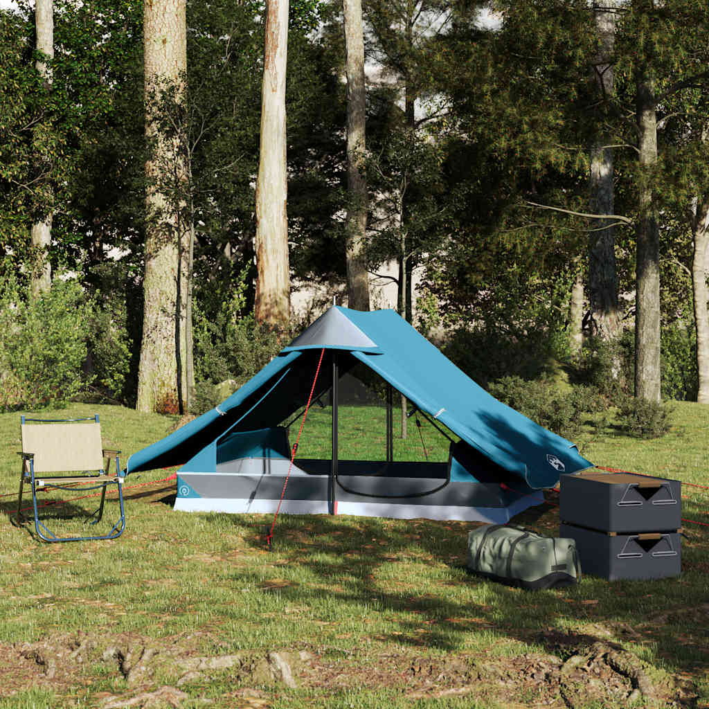 Campingzelt 2 Personen Grün Wasserdicht