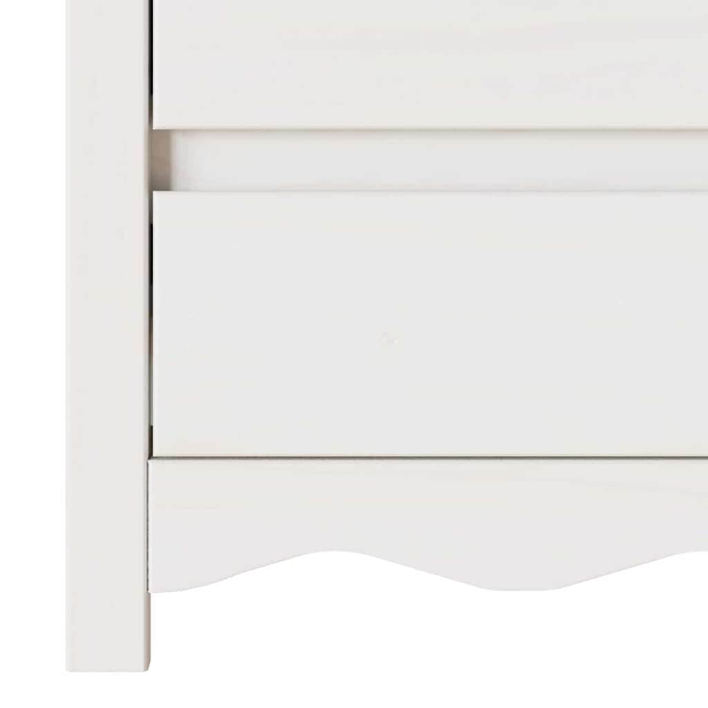 Couchtisch Drammen Eiche 45 x 35 x 56 cm Massives Kiefernholz