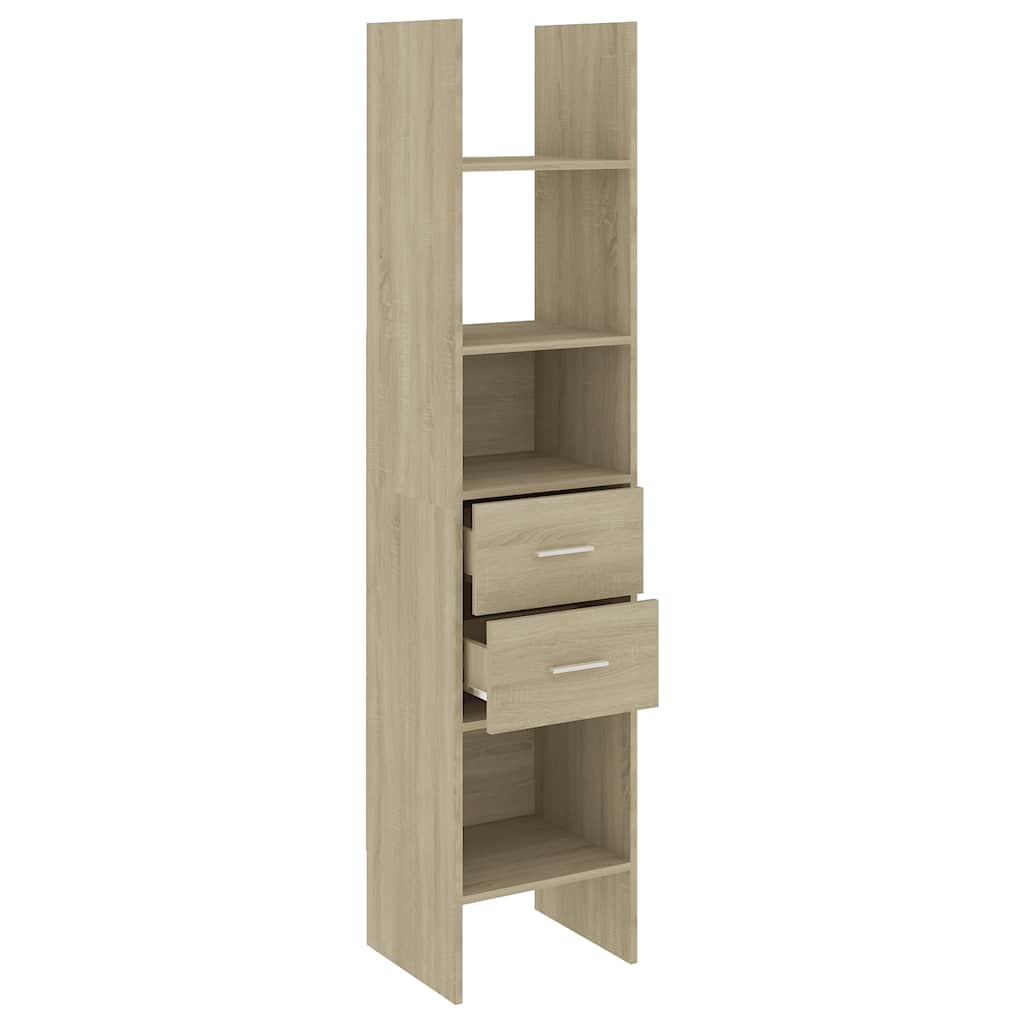 Bücherregal Weiß 40x35x180 cm Holzwerkstoff