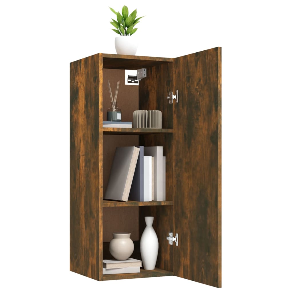Hängeschrank Weiß 34,5x34x90 cm Holzwerkstoff
