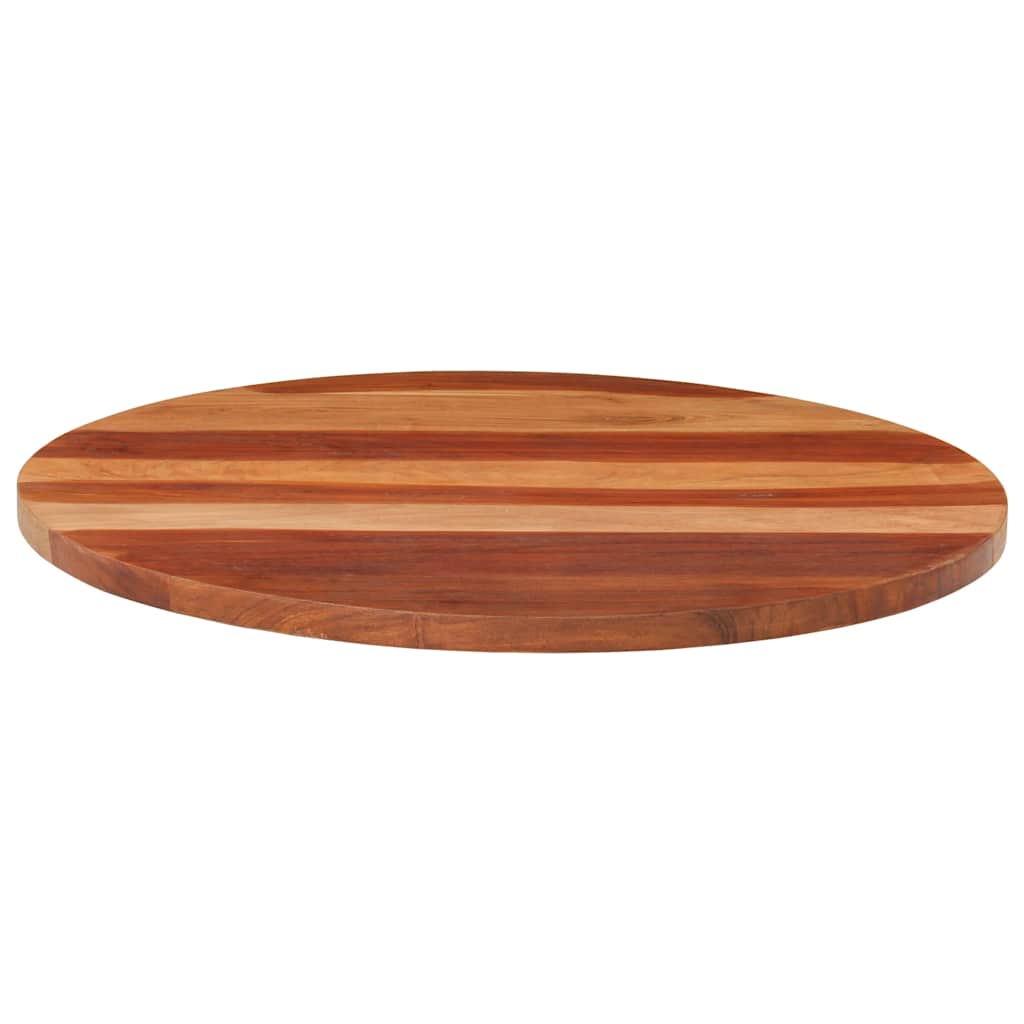 Tischplatte Massivholz Akazie Rund 15-16 mm 40 cm