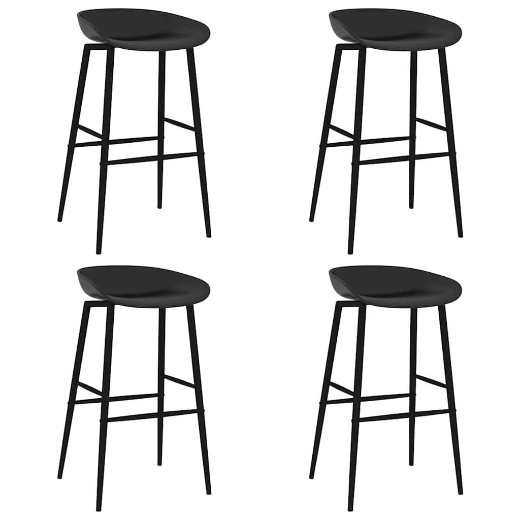Barhocker 2 Stk. Schwarz