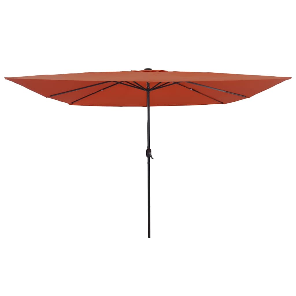 Garten-Sonnenschirm Sand 295 x 295 x 245 cm Polyester und Stahl