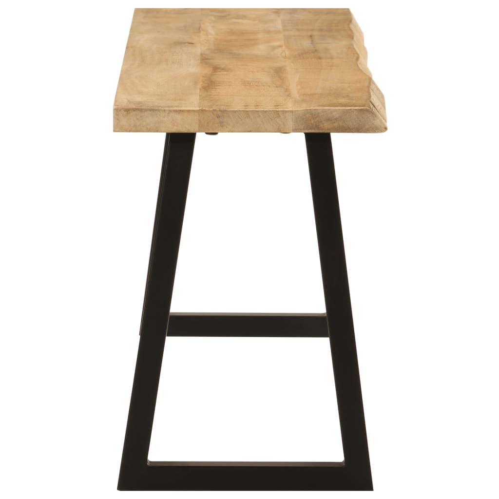 Bank Baumkante 105 cm Massivholz Akazie