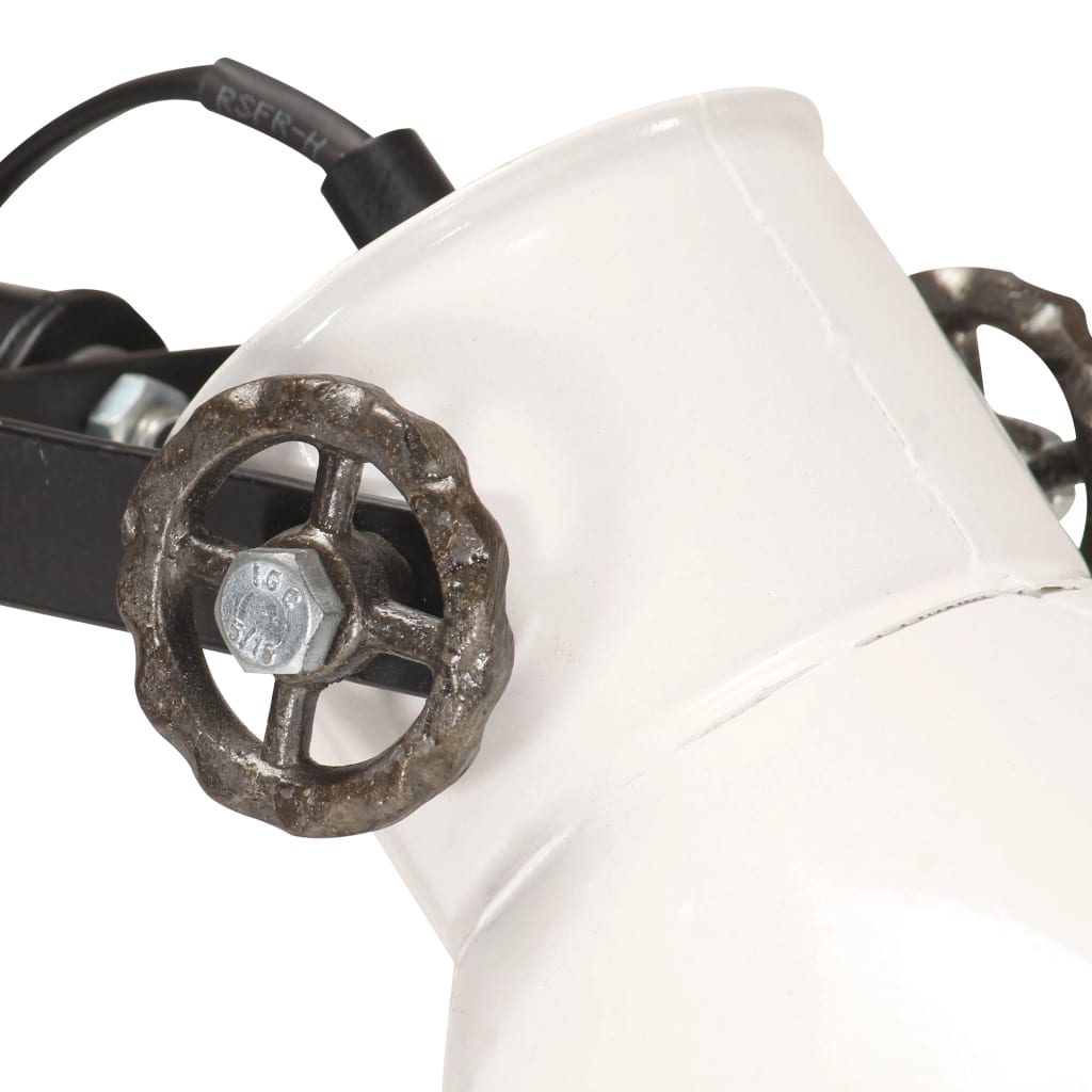 Stehlampe 2-flammig Silbern E27 Gusseisen