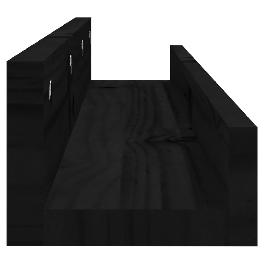 Wandregale 2 Stk. 50x12x9 cm Massivholz Kiefer