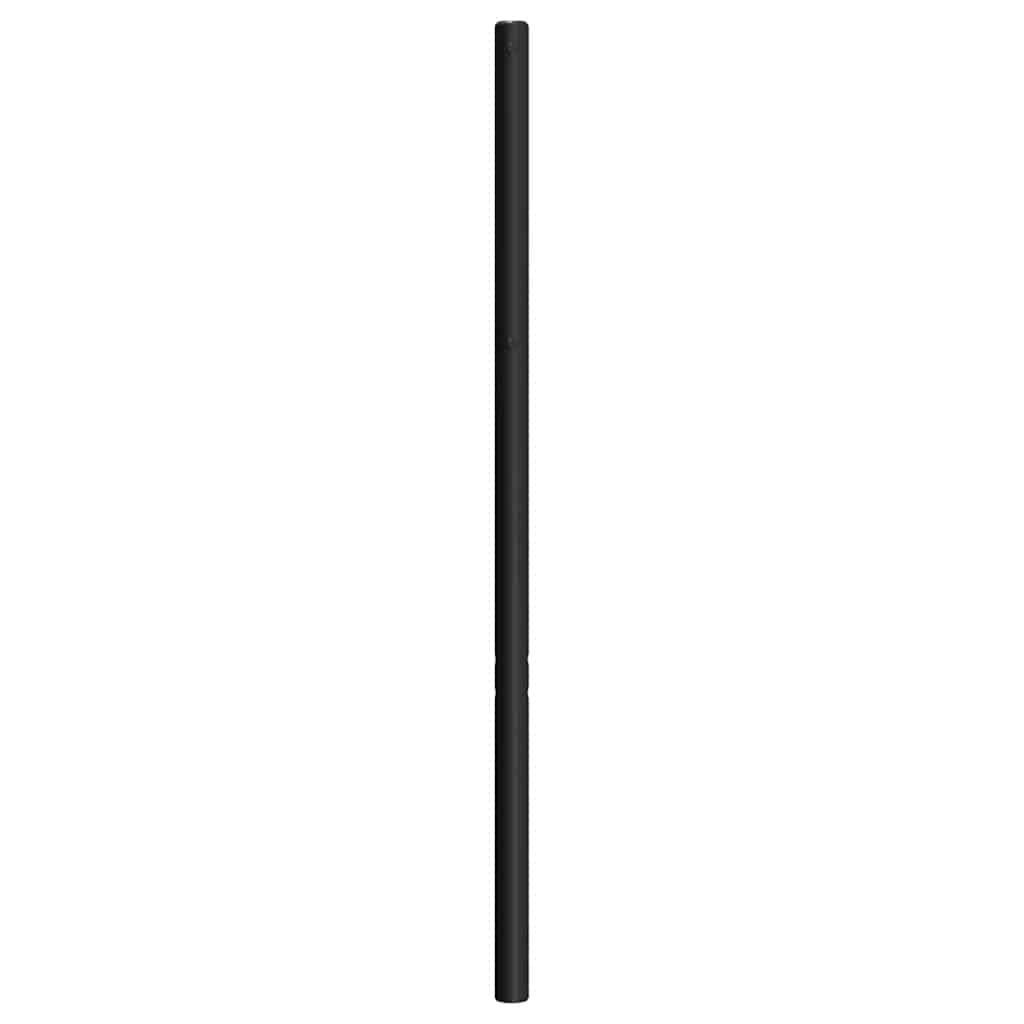 Ersatz-Kopfteil Metall Schwarz 100 cm