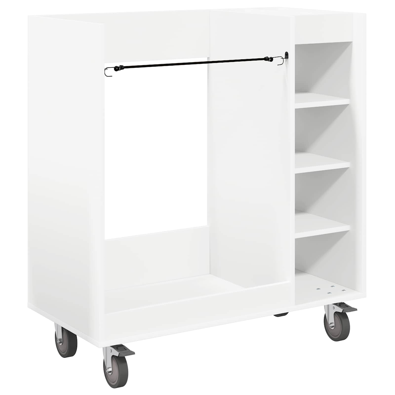 Golf Schrank Mit Rad Uni Weiß 65 x 45 x 98 cm