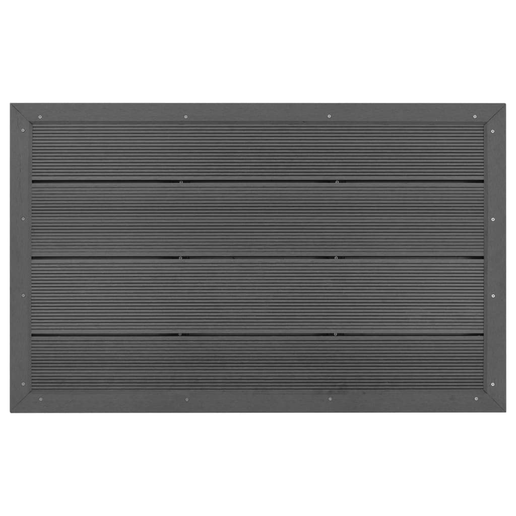 Bodenelement für Solardusche Braun 101x63x5,5 cm WPC